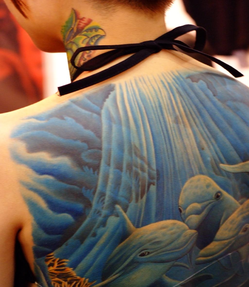Incredible Dolphin Tattoo